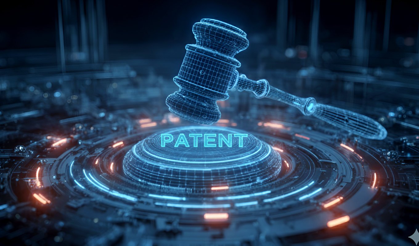 3D orange glass object